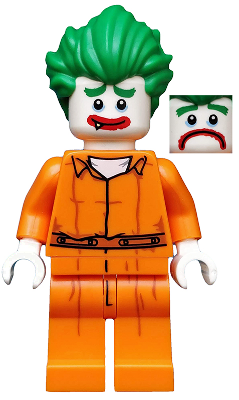 coltlbm08 - Arkham Asylum Joker, The LEGO Batman Movie, Series 1 (Minifigure Only without Stand and Accessories)
