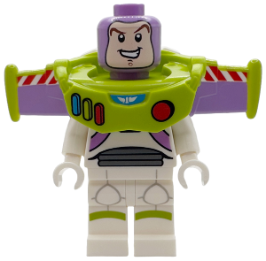 dis183 - Buzz Lightyear - Minifigure Head, One Piece Wings with Jetpack