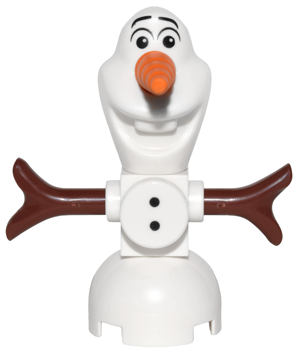 dp042 - Olaf, Buttons - Brick Built