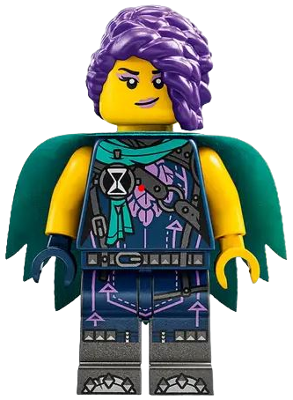 drm009 - Zoey - Dark Turquoise Cape