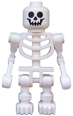gen038 - Skeleton, Fantasy Era Torso with Standard Skull, Mechanical Arms Bent