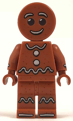 hol115 - Gingerbread Man - Dark Orange