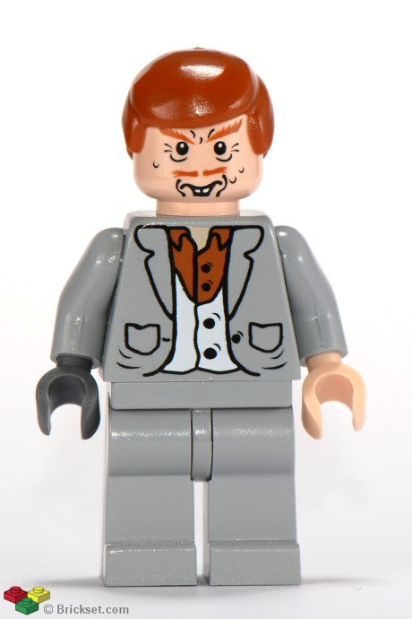 hp071 - Peter Pettigrew (Wormtail) - Light Bluish Gray Suit