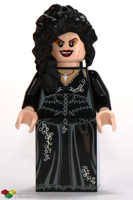 hp092 - Bellatrix Lestrange - Printed Black Dress