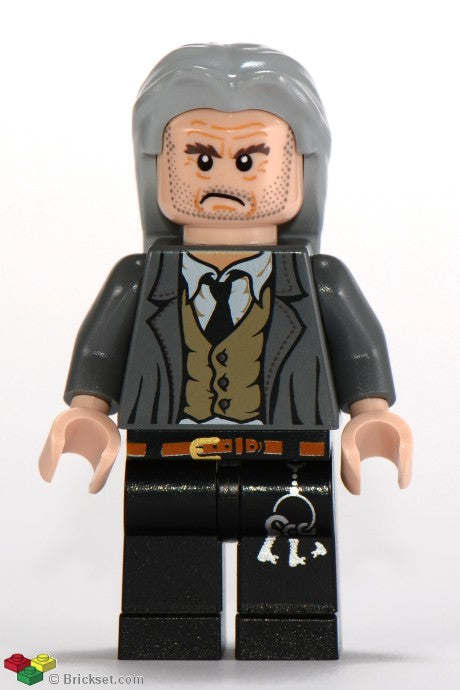 hp097 - Argus Filch - Light Bluish Gray Long Hair