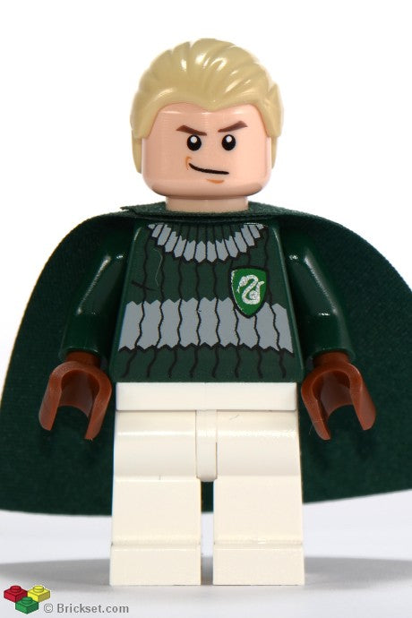 hp108 - Draco Malfoy - Dark Green and White Quidditch Uniform