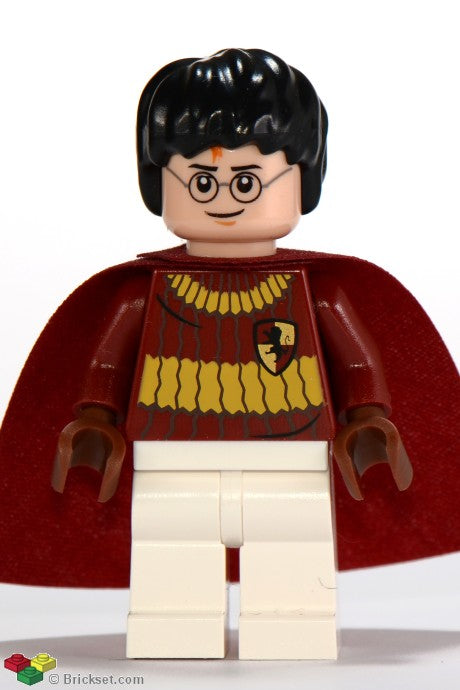 hp110 - Harry Potter - Dark Red Quidditch Uniform with Cape, White Legs
