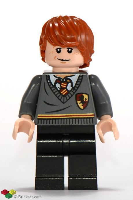 hp112 - Ron Weasley - Gryffindor Stripe and Shield Torso, Black Legs