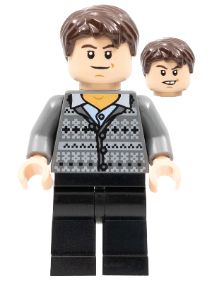 hp129 - Neville Longbottom - Fair Isle Sweater, Black Legs