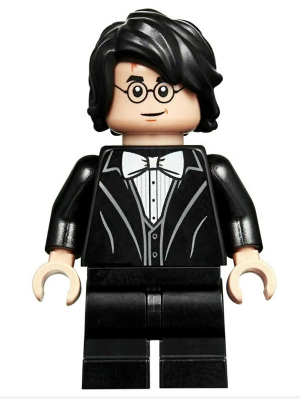 hp184 - Harry Potter - Black Suit, White Bow Tie, Medium Legs