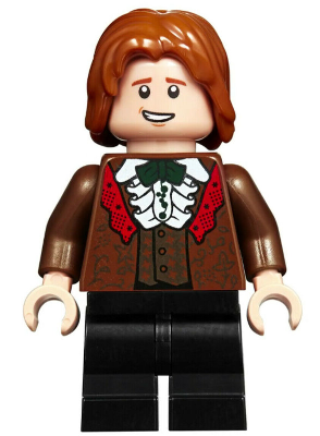 hp185 - Ron Weasley - Reddish Brown Suit, Shirt with Ruffle