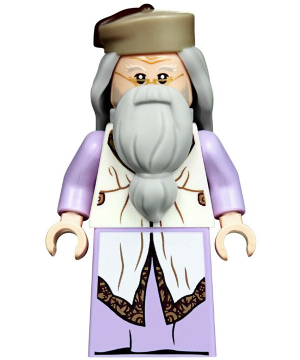 hp190 - Albus Dumbledore - Lavender Robe, Dark Tan Hat