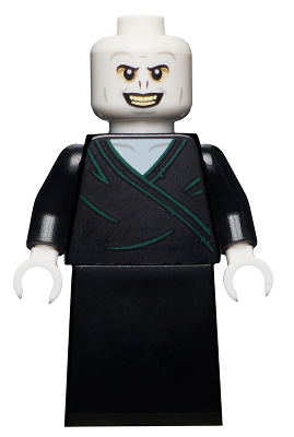 hp197 - Lord Voldemort - White Head, Black Skirt, Smile with Teeth