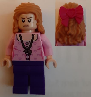 hp226 - Lavender Brown - Bright Pink Blouse