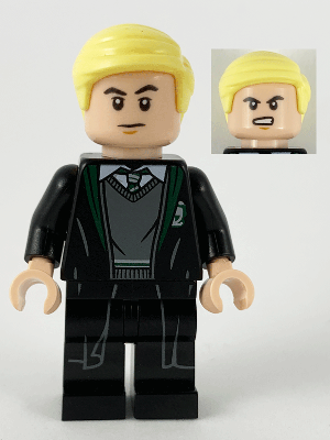 hp229 - Draco Malfoy - Slytherin Sweater and Black Robe