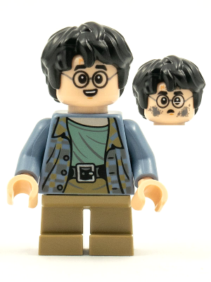 hp256 - Harry Potter - Sand Blue Jacket, Dark Tan Short Legs, Dirty Face