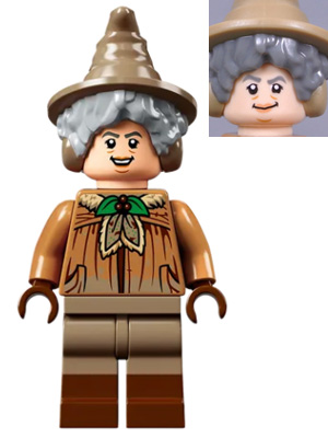 hp270 - Professor Pomona Sprout - Dirty Cloak, Dark Tan Legs with Reddish Brown Boots