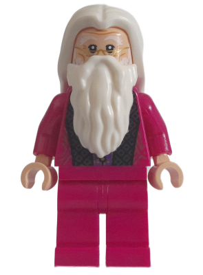 hp350 - Albus Dumbledore - Magenta Robe, Plain Legs