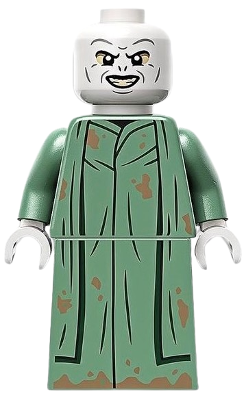 hp422 - Lord Voldemort - Sand Green Robe, Printed Skirt