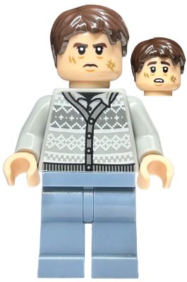hp425 - Neville Longbottom - Fair Isle Sweater, Sand Blue Legs