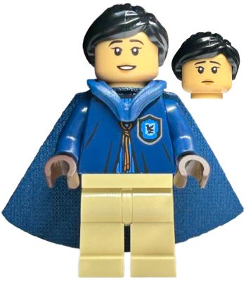 hp428 - Cho Chang - Dark Blue Ravenclaw Quidditch Uniform with Hood and Cape