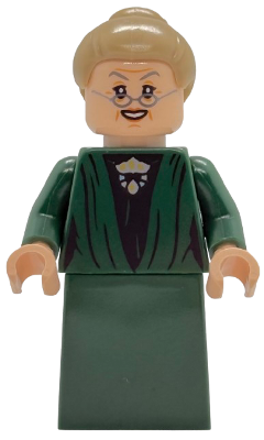 hp540 - Professor Minerva McGonagall - Dark Green Robe, Plain Skirt, Dark Tan Hair