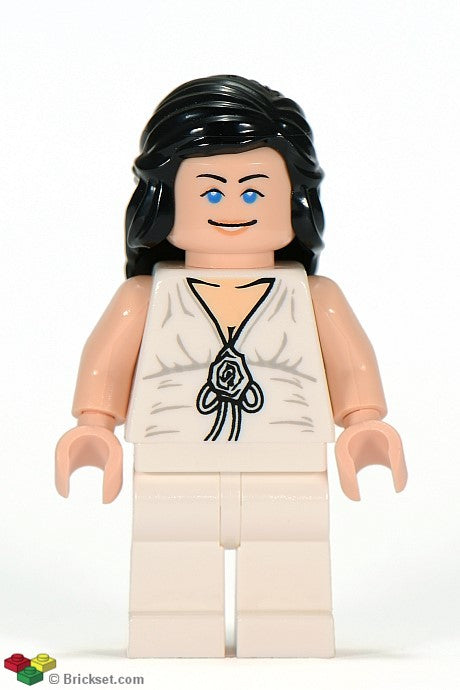 iaj007 - Marion Ravenwood - White Dress Top, White Legs