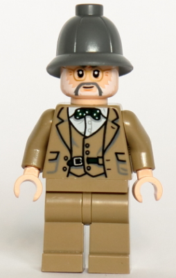 iaj047 - Professor Henry Jones Sr. - Dark Bluish Gray Pith Helmet