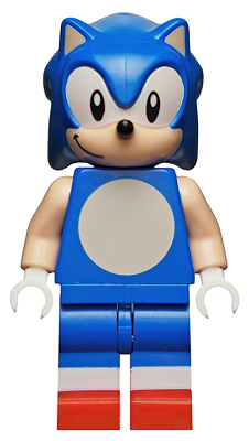 idea104 - Sonic the Hedgehog - Light Nougat Face and Arms, Grin to Right