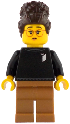 idea239 - LEGO Ideas Designer - Female, Black Sweater with LEGO Ideas Logo, Medium Nougat Legs