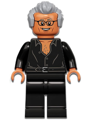 jw085 - Dr. Ian Malcolm - Partially Open Shirt, Light Bluish Gray Hair