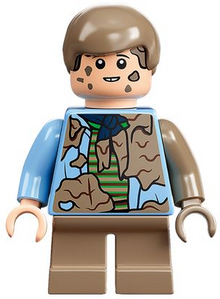 jw099 - Tim Murphy - Bright Light Blue Shirt with Dirt Stains