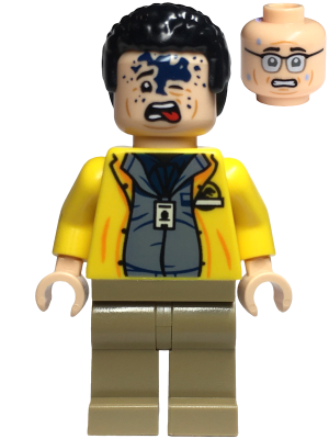 jw106 - Dennis Nedry - Dark Blue Undershirt