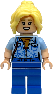 jw128 - Dr. Ellie Sattler - Bright Light Blue Shirt