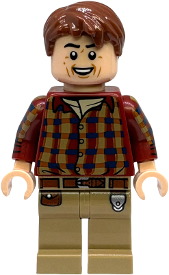 jw129 - Dr. Alan Grant - Dark Red Shirt