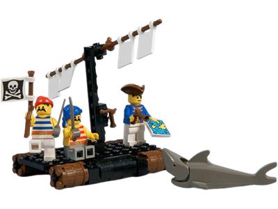 6257 - Castaway's Raft (Pre-Built)