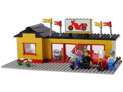 U6373 - 1984 Vintage Legoland - Motorcycle Shop