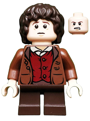 lor062 - Frodo Baggins - Reddish Brown Jacket, Dark Brown Legs