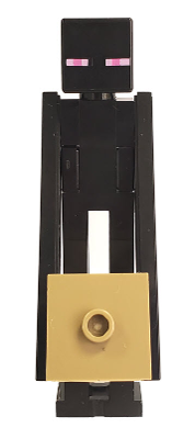 min066 - Enderman - Tan Block with Dark Tan Top