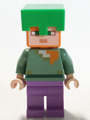min089 - Alex - Medium Lavender Legs, Bright Green Helmet