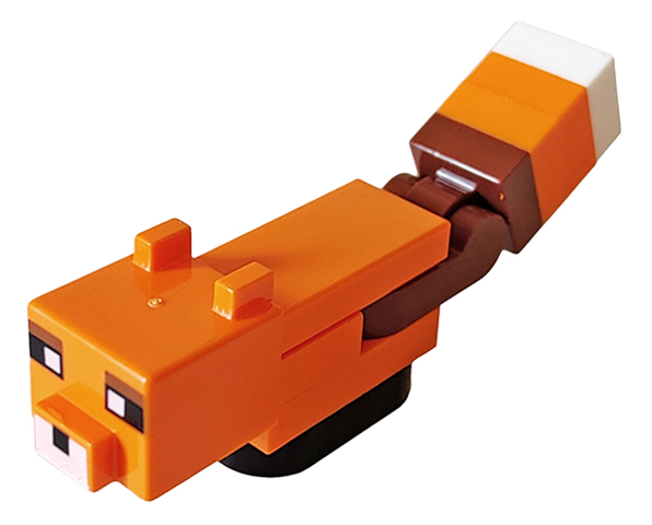 minefox02 - Minecraft Fox, Baby - Brick Built