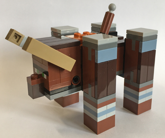 mineravager01 - Minecraft Ravager - Brick Built