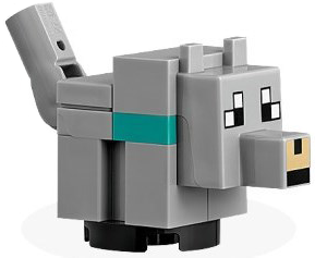 minewolf06 - Minecraft Wolf, Tamed, Baby - Brick Built
