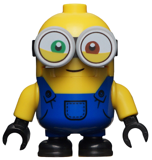 mnn006 - Minion Bob - Blue Overalls, Eyelids
