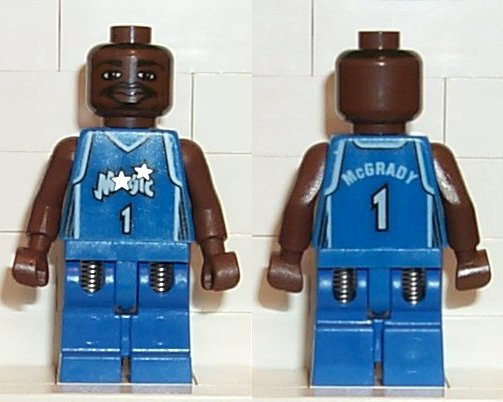 nba015 - NBA Tracy McGrady, Orlando Magic #1 (Blue Uniform)