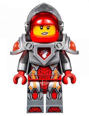 nex016 - Macy Halbert - Flat Silver Visor and Armor