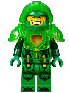 nex021 - Aaron Fox - Trans-Bright Green Visor and Armor (Ultimate Aaron)