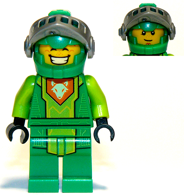 nex078 - Aaron Fox - Flat Silver Visor (Battle Suit Aaron)