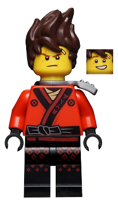 njo0317 - Kai - The LEGO Ninjago Movie, Hair, Flat Silver Scabbard