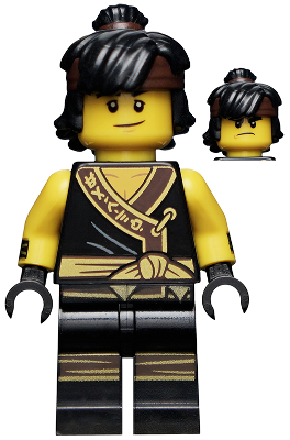 njo0323 - Cole - The LEGO Ninjago Movie, Arms with Cuffs, Hair